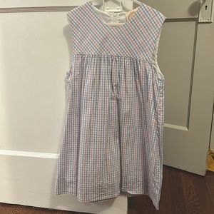 TBBC - pink white and blue gingham dress - size 8 - $20